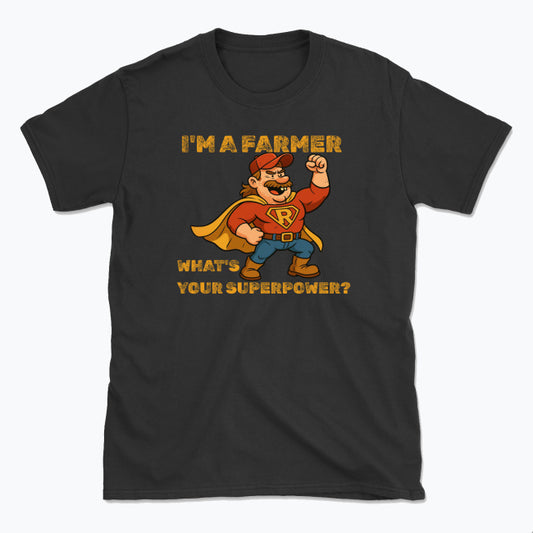 Męska koszulka - I'm a farmer ! What's is Your SuperPower